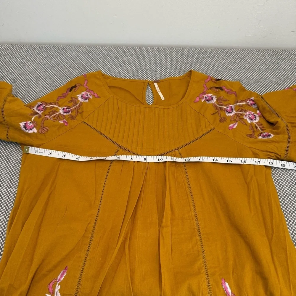 Free People Pavlo Cotton Embroidered Dress size s